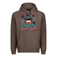 Coffee just call me pretty and take me racing Premium Hoodie - Zillion Design Studio