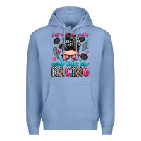 Colony Blue just call me pretty and take me racing Premium Hoodie - Zillion Design Studio