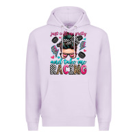 Lilac just call me pretty and take me racing Premium Hoodie - Zillion Design Studio