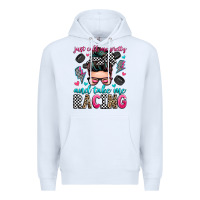 White just call me pretty and take me racing Premium Hoodie - Zillion Design Studio