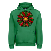 Emerald christmas sunflower Urban Hoodie - RanaPortraitStore