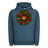 Pigment Midnight Navy christmas sunflower Urban Hoodie - RanaPortraitStore