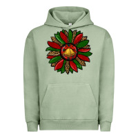 Pigment Oil Green christmas sunflower Urban Hoodie - RanaPortraitStore