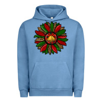 Pigment Pebble Blue christmas sunflower Urban Hoodie - RanaPortraitStore