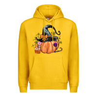 Lemon Kids Pumpkin with Halloween Premium Hoodie - texasbilliewilder