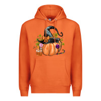 Carrot Kids Pumpkin with Halloween Premium Hoodie - texasbilliewilder