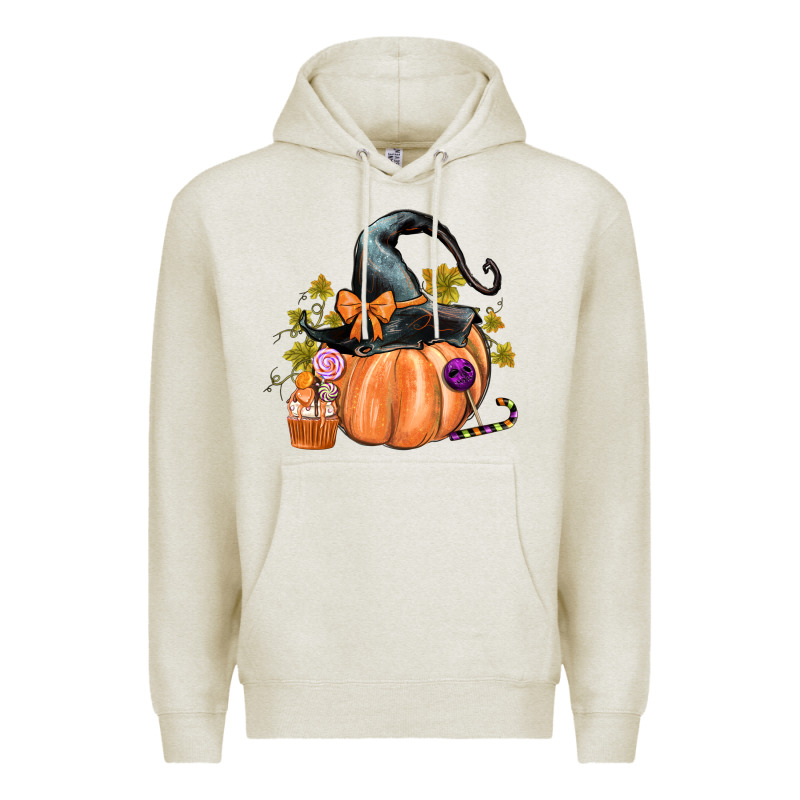 Kids Pumpkin With Halloween Premium Hoodie by texasbilliewilder | Teevron