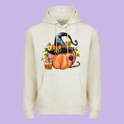 Kids Pumpkin With Halloween Premium Hoodie Designed By Texasbilliewilder