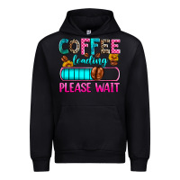 Black coffee loading please wait Urban Hoodie - Zillion Design Studio