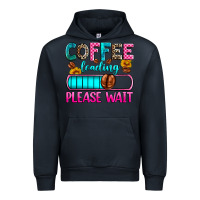 Navy coffee loading please wait Urban Hoodie - Zillion Design Studio