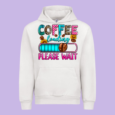 Coffee Loading Please Wait Urban Hoodie Designed By Zillion Design Studio