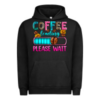 Pigment Black coffee loading please wait Urban Hoodie - Zillion Design Studio