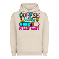 Pigment French Oak coffee loading please wait Urban Hoodie - Zillion Design Studio
