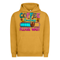 Pigment Peanut Butter coffee loading please wait Urban Hoodie - Zillion Design Studio