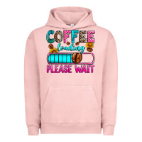 Pigment Salmon coffee loading please wait Urban Hoodie - Zillion Design Studio