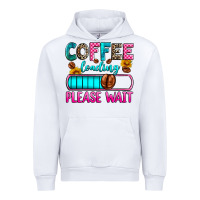 White coffee loading please wait Urban Hoodie - Zillion Design Studio