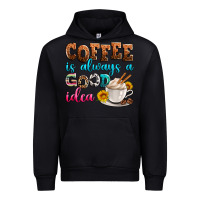 Black coffee is always good idea Urban Hoodie - Zillion Design Studio