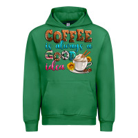 Emerald coffee is always good idea Urban Hoodie - Zillion Design Studio