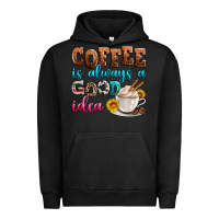 Pigment Black coffee is always good idea Urban Hoodie - Zillion Design Studio