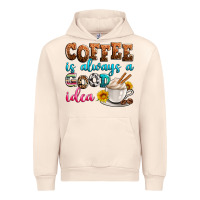 Sandshell coffee is always good idea Urban Hoodie - Zillion Design Studio