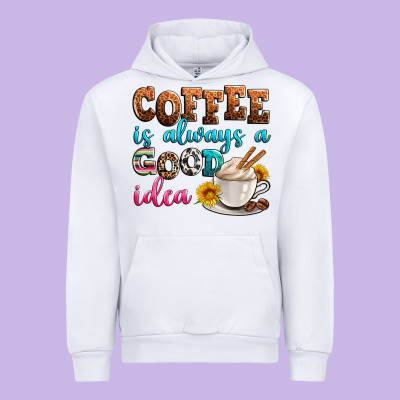 Coffee Is Always Good Idea Urban Hoodie Designed By Zillion Design Studio