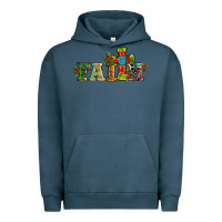 Pigment Midnight Navy christmas cross faith Urban Hoodie - RanaPortraitStore