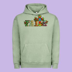 Christmas Cross Faith Urban Hoodie Designed By Ranaportraitstore