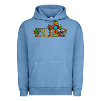 Pigment Pebble Blue christmas cross faith Urban Hoodie - RanaPortraitStore