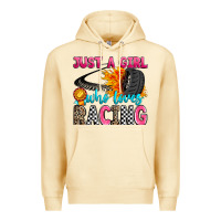 Pina Colada just a girl who loves racing Premium Hoodie - Zillion Design Studio