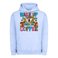 Pigment Grape Ice wake up and smell the coffee Urban Hoodie - Zillion Design Studio