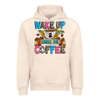 Sandshell wake up and smell the coffee Urban Hoodie - Zillion Design Studio