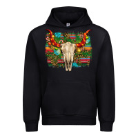 Black western christmas bull skull Urban Hoodie - RanaPortraitStore