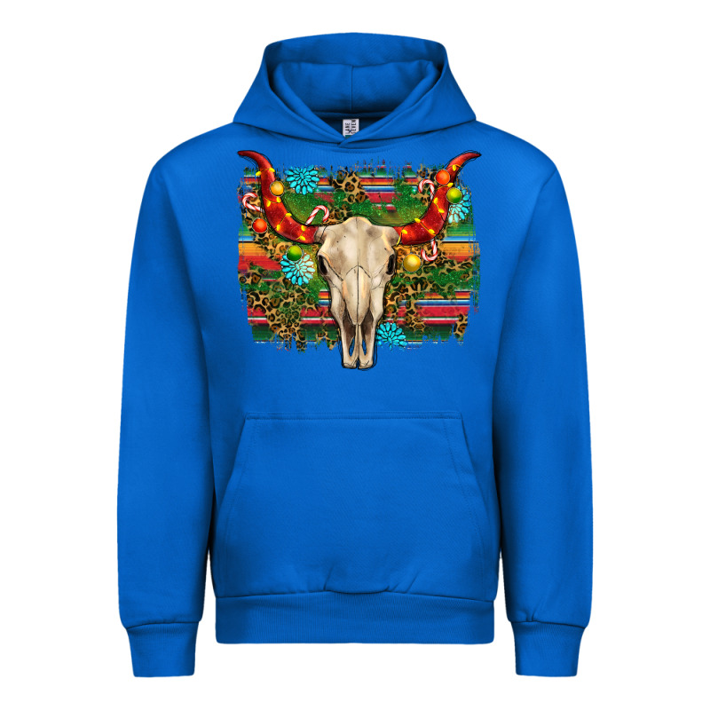 Western Christmas Bull Skull Urban Hoodie by RanaPortraitStore | Teevron