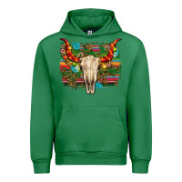 Emerald western christmas bull skull Urban Hoodie - RanaPortraitStore