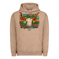 Pigment Burro western christmas bull skull Urban Hoodie - RanaPortraitStore