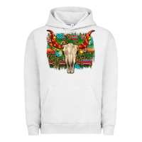 Pigment Lunar Rock western christmas bull skull Urban Hoodie - RanaPortraitStore