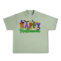 Oil Green Happy halloween Urban Heavy Tee - Artiststas
