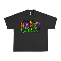 Pigment Black Happy halloween Urban Heavy Tee - Artiststas