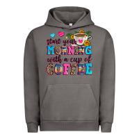Pigment Tornado start your morning with a cup of coffee Urban Hoodie - Zillion Design Studio