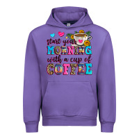 Tulip start your morning with a cup of coffee Urban Hoodie - Zillion Design Studio