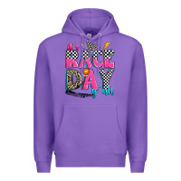 Purple it's race day y'all Premium Hoodie - Zillion Design Studio