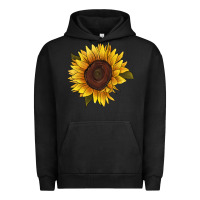 Pigment Black sunflower Urban Hoodie - RanaPortraitStore