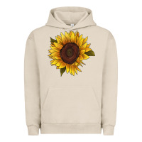 Pigment French Oak sunflower Urban Hoodie - RanaPortraitStore