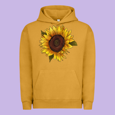 Sunflower Urban Hoodie Designed By Ranaportraitstore