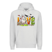 Dove Grey Love Nurse Halloween Premium Hoodie - texasbilliewilder