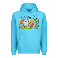 Ocean Blue Love Nurse Halloween Premium Hoodie - texasbilliewilder