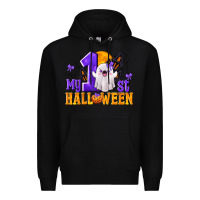 Black My 1st Halloween Premium Hoodie - texasbilliewilder