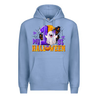 Colony Blue My 1st Halloween Premium Hoodie - texasbilliewilder