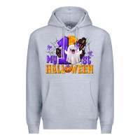 Heather Grey My 1st Halloween Premium Hoodie - texasbilliewilder