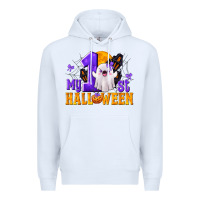 White My 1st Halloween Premium Hoodie - texasbilliewilder